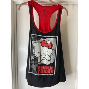 Universal Studios Hello Kitty Psycho Mash-Up Collab Tank Top Size XL